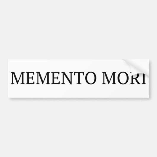 想い出の品のMoriのバンパーステッカー バンパーステッカー (正面)