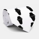 想い出の品のMoriの棺のデザインすぐに会おう ネクタイ (ロール)