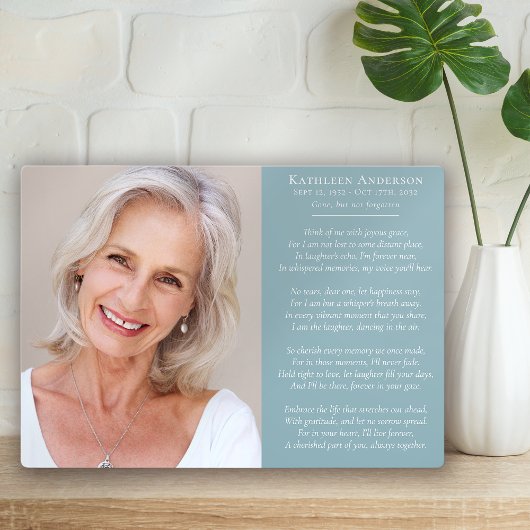 想い出の詩 写真 追悼 哀悼 フォトプラーク