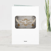 想い出 - 現代ファンタジーアートの誕生日 カード (裏面)