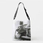 想像が現実を駆り立てる クロスボディバッグ (裏面)