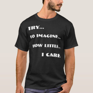…想像することを試みて下さい Tシャツ