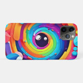 想像のカラフル渦 Case-Mate iPhoneケース (裏面(横))