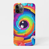 想像のカラフル渦 Case-Mate iPhoneケース (裏)