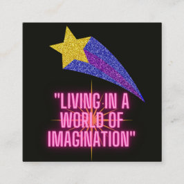 想像の世界で暮らす スクエア名刺