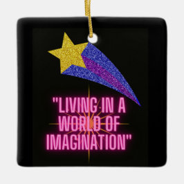 想像の世界で暮らす セラミックオーナメント