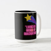 想像の世界で暮らす ツートーンマグカップ (正面右)