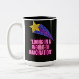 想像の世界で暮らす ツートーンマグカップ