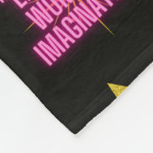 想像の世界で暮らす フリースブランケット (角)