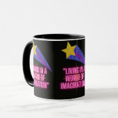 想像の世界で暮らす マグカップ (正面左)