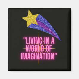 想像の世界で暮らす マグネット