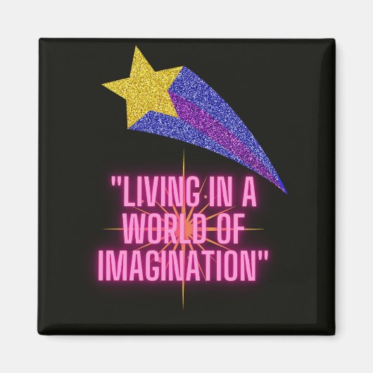 想像の世界で暮らす マグネット (正面)