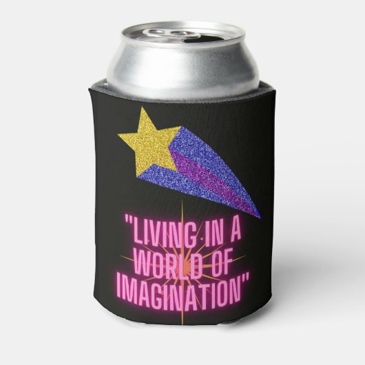 想像の世界で暮らす 缶クーラー (缶裏面)