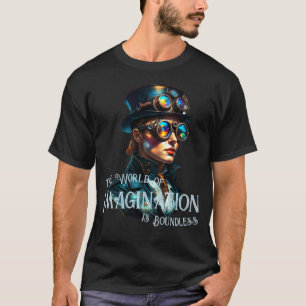 想像の世界は無限のスチームパンク Tシャツ