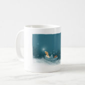 想像の中で冒険に出るマーティ コーヒーマグカップ (正面左)