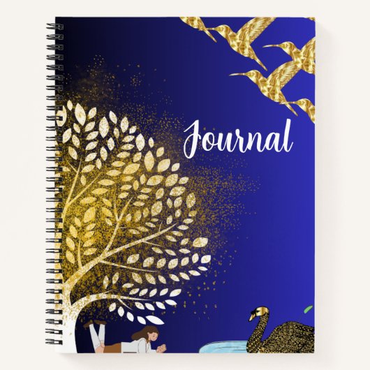 想像の囁き：スパイラルノート ノートブック (正面)