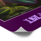 想像の妖精と花感動的 ポスター (角)