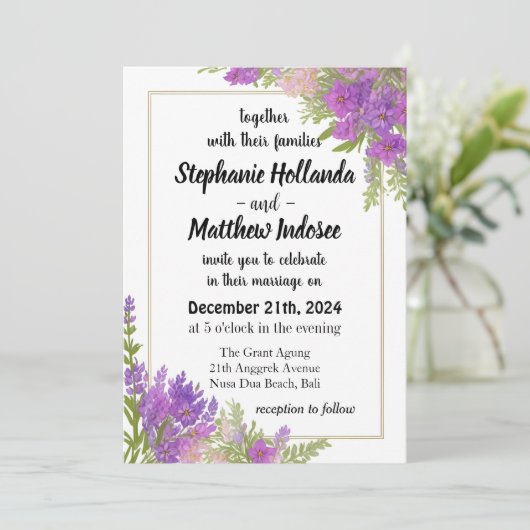 想像の幸福と新しい始まりとしてのルピネス 招待状 (スタンド正面)