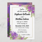 想像の幸福と新しい始まりとしてのルピネス 招待状 (正面/裏面)