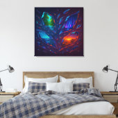 想像の断片Surreal Gift Canvas Art キャンバスプリント (インサイチュ (寝室))