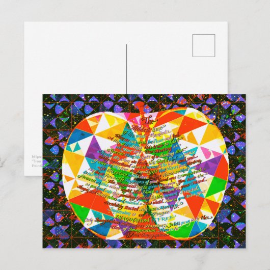 想像の木 ポストカード (正面/裏面)