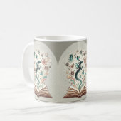 想像の領域:ファンタジー書 コーヒーマグカップ (正面左)