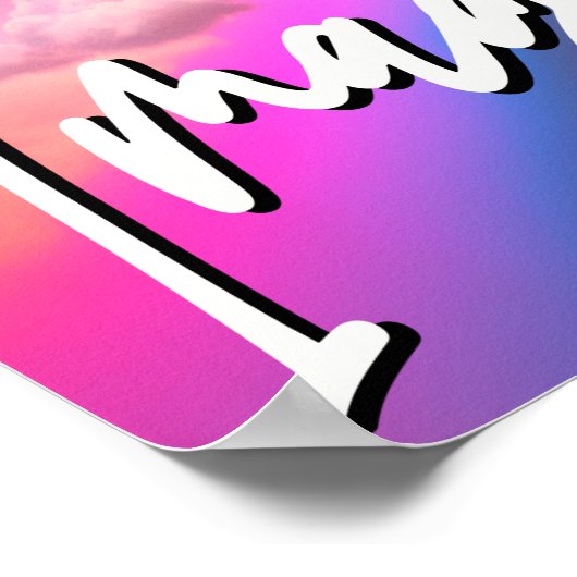 想像はどこにでもポスターを持って行ける ポスター (角)