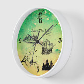 想像もし時計 壁時計 (傾斜)