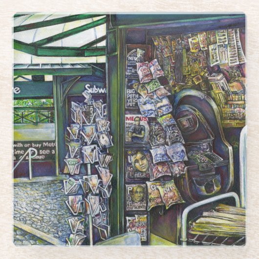 想像もできないようなイメージは? ガラスコースター (正面)