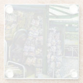 想像もできないようなイメージは? ガラスコースター (裏面)