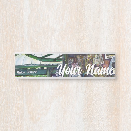 想像もできないようなイメージは? サインプレート (正面)