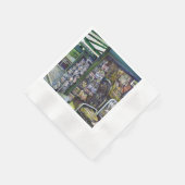 想像もできないようなイメージは? 縁ありカクテルナプキン (角)