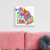 想像を絶する キャンバスプリント (インサイチュ (リビング))