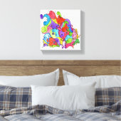 想像を絶する キャンバスプリント (インサイチュ (寝室))