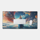 想像を超えた驚くべきスカイラインデジタルウォラパップ デスクマット (キーボード&マウス)