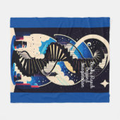 想像を超えて フリースブランケット (正面(横))