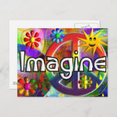 「想像サイケデリック70のギフト」 ポストカード (正面/裏面)