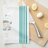 想像ディプリーティーパンパーソナライズされたス キッチンタオル (四つ折り)