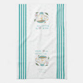 想像ディプリーティーパンパーソナライズされたス キッチンタオル (縦)