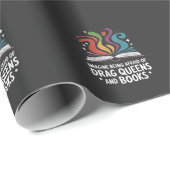 想像ドラッグの女王と本のLGBTを恐れる ラッピングペーパー (ロールコーナー)