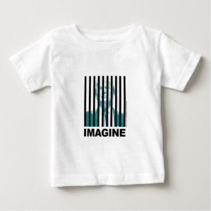 想像バー ベビーTシャツ