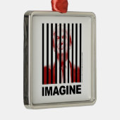 想像バー メタルオーナメント (右)