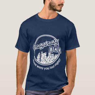 想像バー-夜スカイライン-はどこにでしたか。 Tシャツ