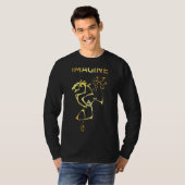 想像ファンタジードラゴンタトゥースタイル Tシャツ (正面フル)