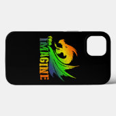 想像ファンタジードラゴン素晴らしスタイル Case-Mate iPhoneケース (裏面 (横))
