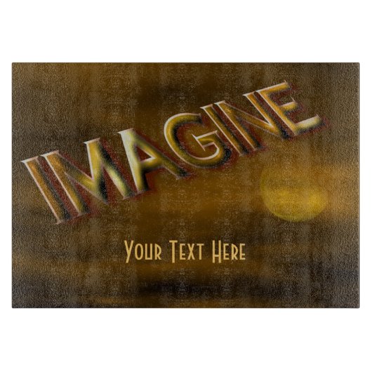 想像ファンタジームーンスカイ感動的 カッティングボード (正面)