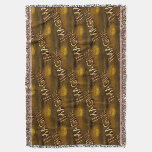 想像ファンタジー感動的模様 スローブランケット (正面縦)