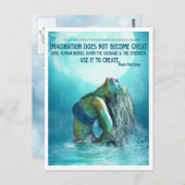 想像ミステリー水はがき ポストカード (正面/裏面)