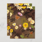 想像上のジャングル3 ノートカード (正面/裏面)