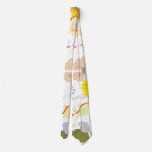 想像上のジャングル4 ネクタイ (裏面)